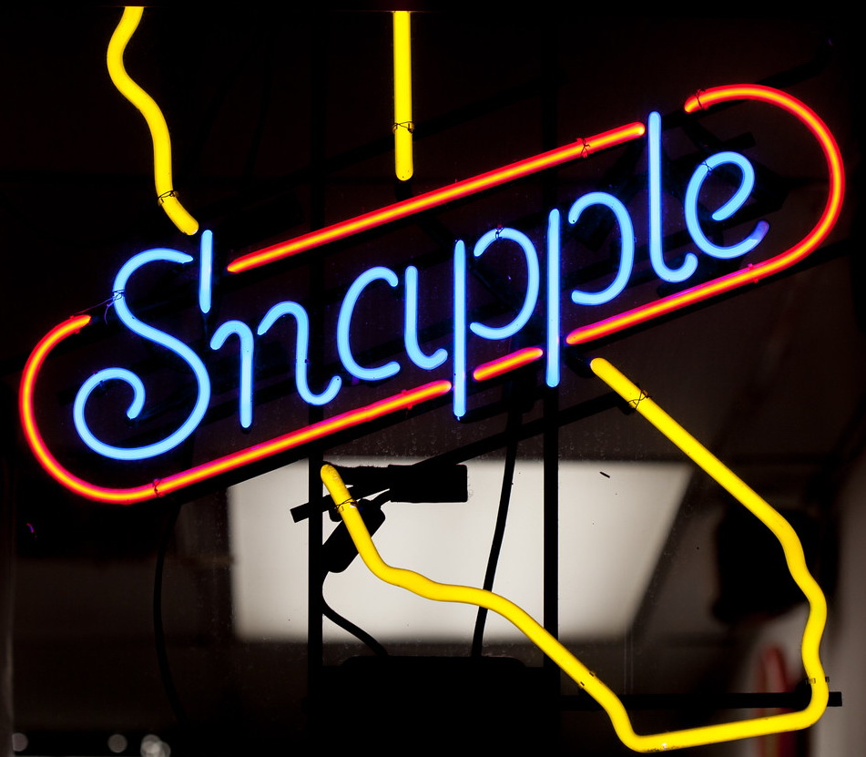 Snapple California Neon Sign